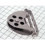 Schaefer Half-Moon Hinged Fairlead Block, 2 3/8"(60mm) Alum Shv 3000 lbs 32-17