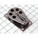 Schaefer Stainless Cheek Block, Flat Base  Delrin (tm) Sheave 1750 lbs 505-11