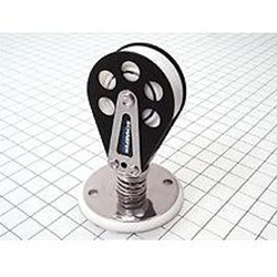 Schaefer Stand Up Spring Block swivels 360' and uses a Delrin(tm) Ball Bearing Sheave 2250 LBS 706-62