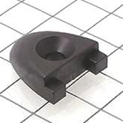 Schaefer End Stop, 3/4"x1/8"(19x3mm), Black 74-34